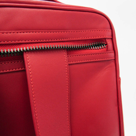 COACH Graham Convertible C6877 Men's Leather Backpack,Briefcase Red Color - Picture 7 of 10